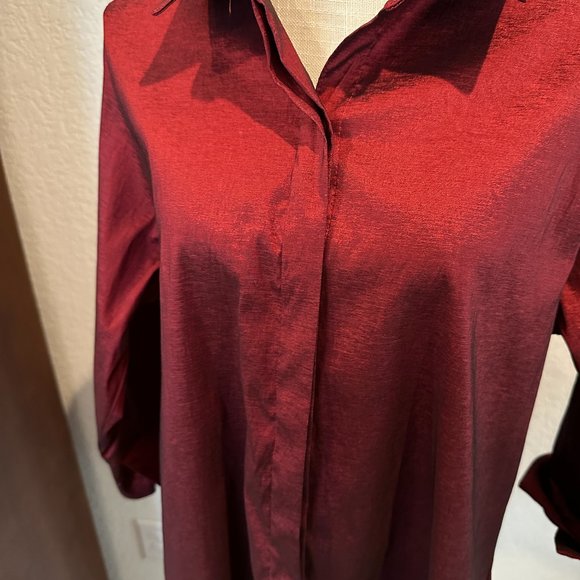 BOHO CHIC Button Front Blouse - Picture 8 of 12